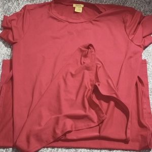 Club high slit shirt 2 piece outfit set